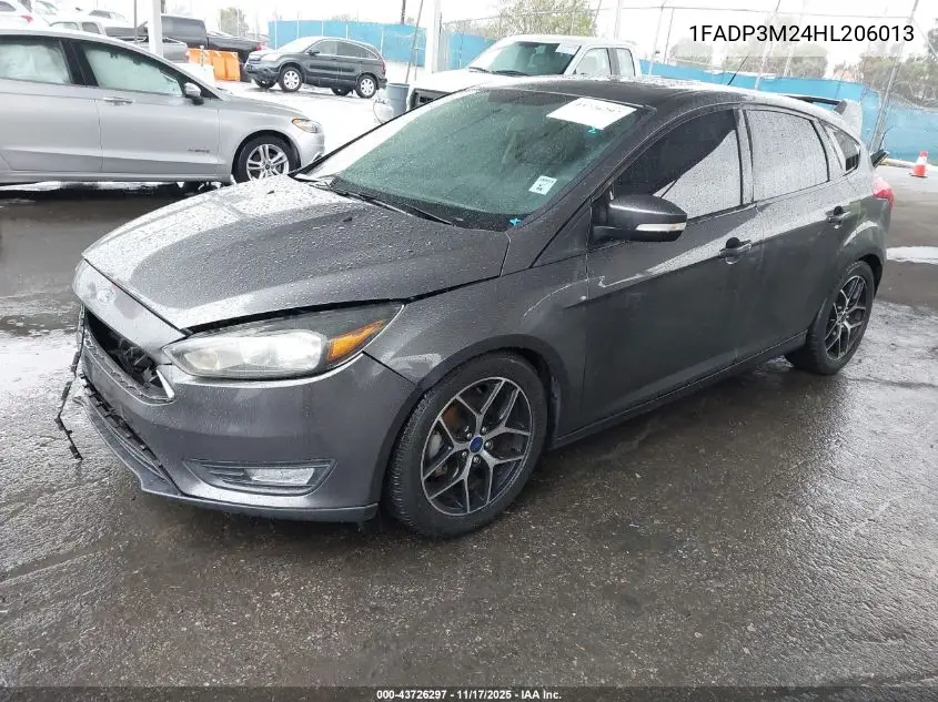 1FADP3M24HL206013 2017 Ford Focus Sel