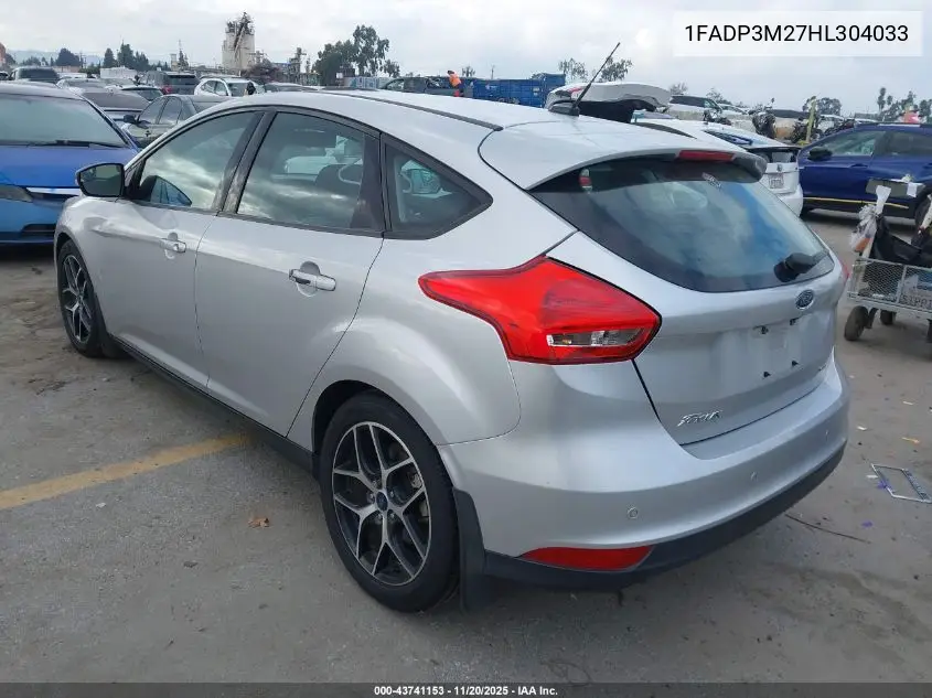 1FADP3M27HL304033 2017 Ford Focus Sel
