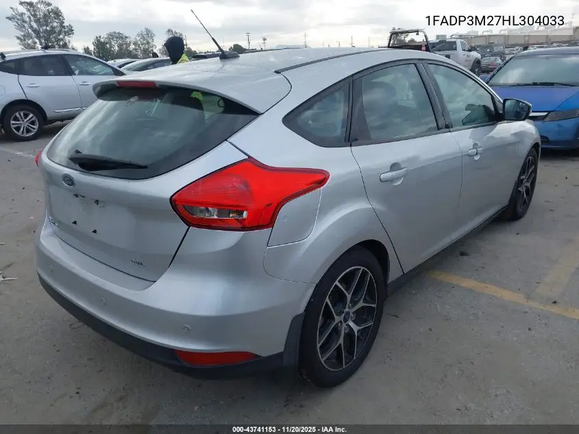 1FADP3M27HL304033 2017 Ford Focus Sel
