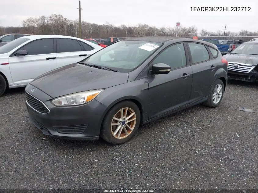 1FADP3K22HL232712 2017 Ford Focus Se