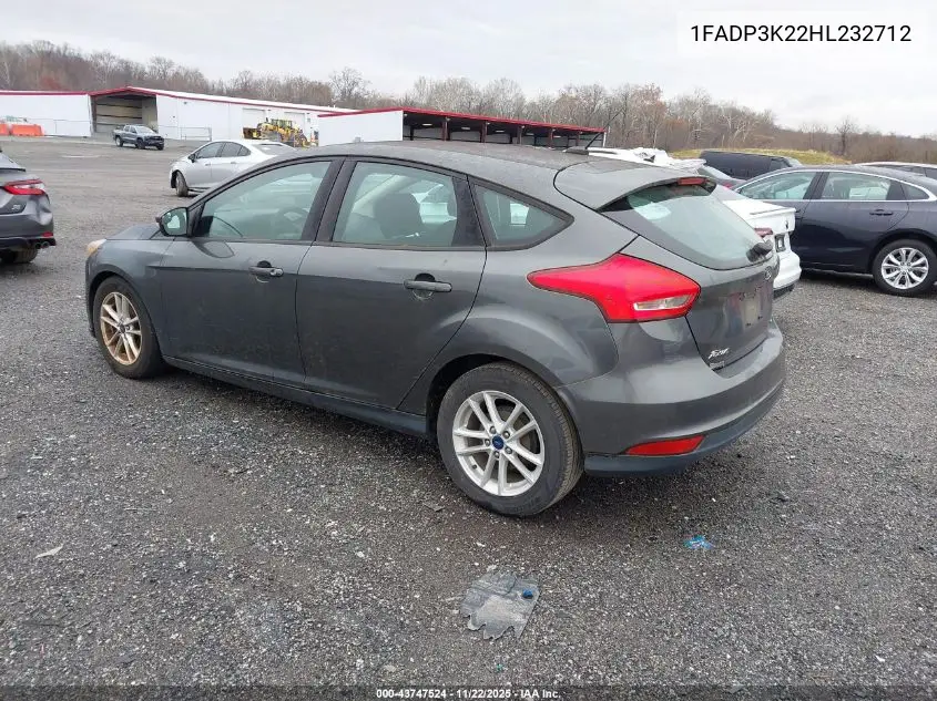 1FADP3K22HL232712 2017 Ford Focus Se