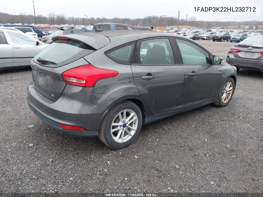 1FADP3K22HL232712 2017 Ford Focus Se