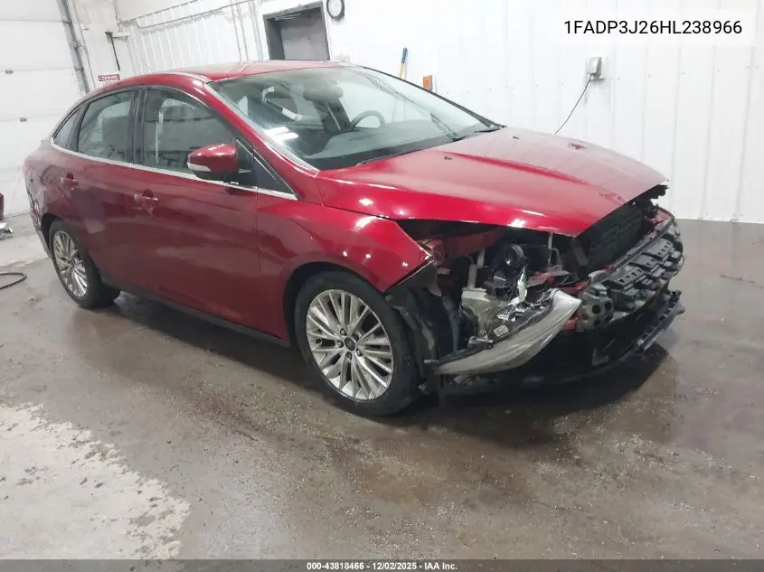 1FADP3J26HL238966 2017 Ford Focus Titanium