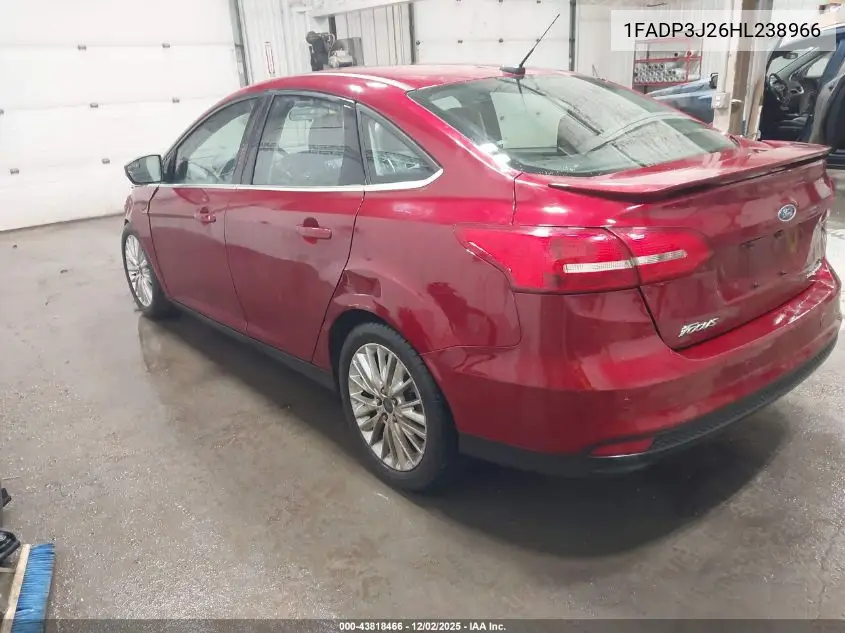 1FADP3J26HL238966 2017 Ford Focus Titanium