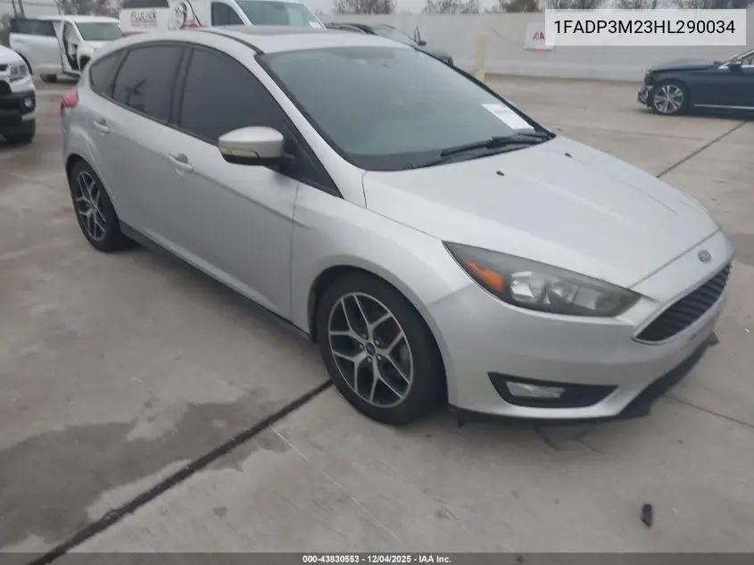 1FADP3M23HL290034 2017 Ford Focus Sel