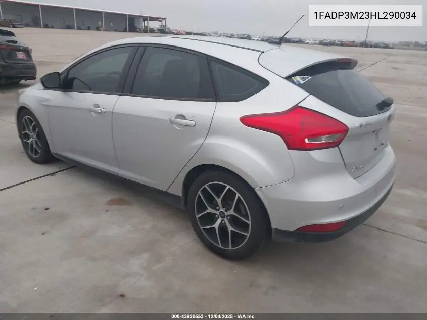 1FADP3M23HL290034 2017 Ford Focus Sel