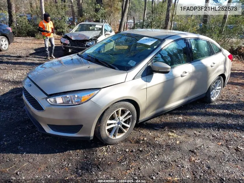 1FADP3F21HL252573 2017 Ford Focus Se