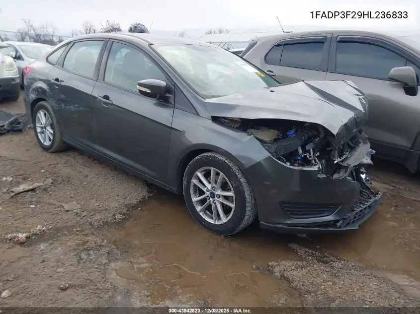 1FADP3F29HL236833 2017 Ford Focus Se