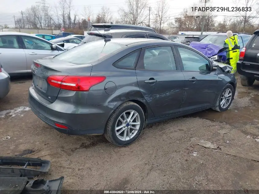 1FADP3F29HL236833 2017 Ford Focus Se