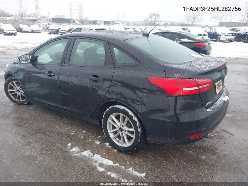 1FADP3F25HL282756 2017 Ford Focus Se