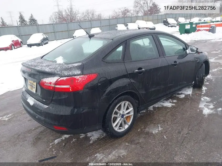 1FADP3F25HL282756 2017 Ford Focus Se