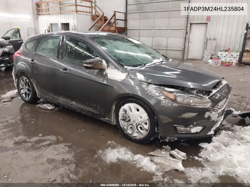 1FADP3M24HL235804 2017 Ford Focus Sel