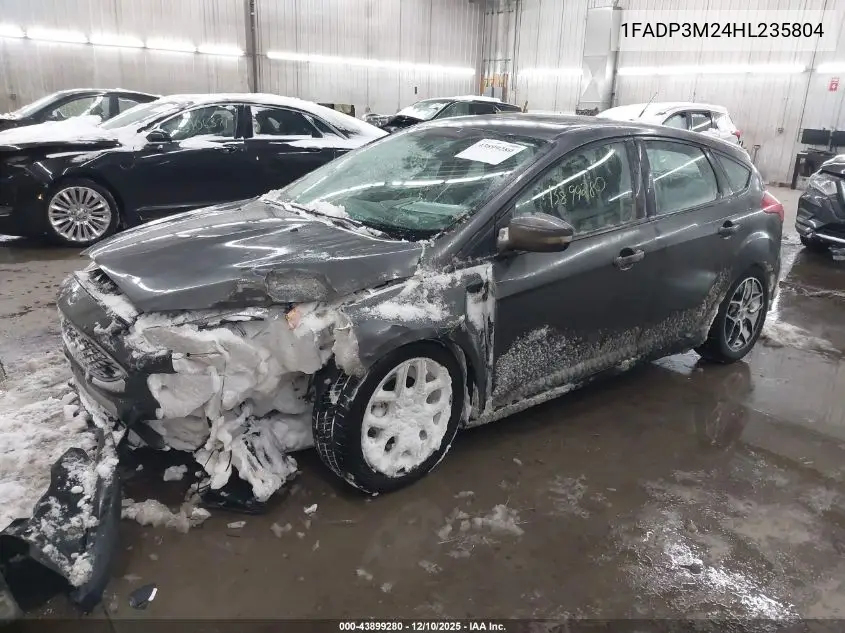 1FADP3M24HL235804 2017 Ford Focus Sel