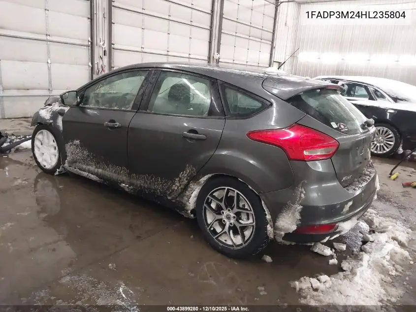 1FADP3M24HL235804 2017 Ford Focus Sel
