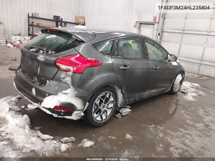 1FADP3M24HL235804 2017 Ford Focus Sel