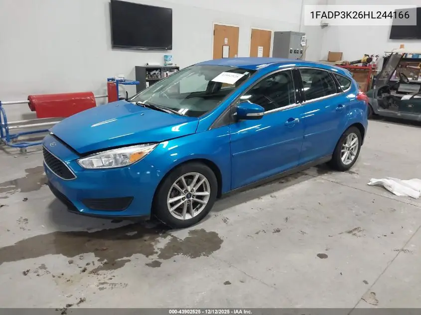 1FADP3K26HL244166 2017 Ford Focus Se