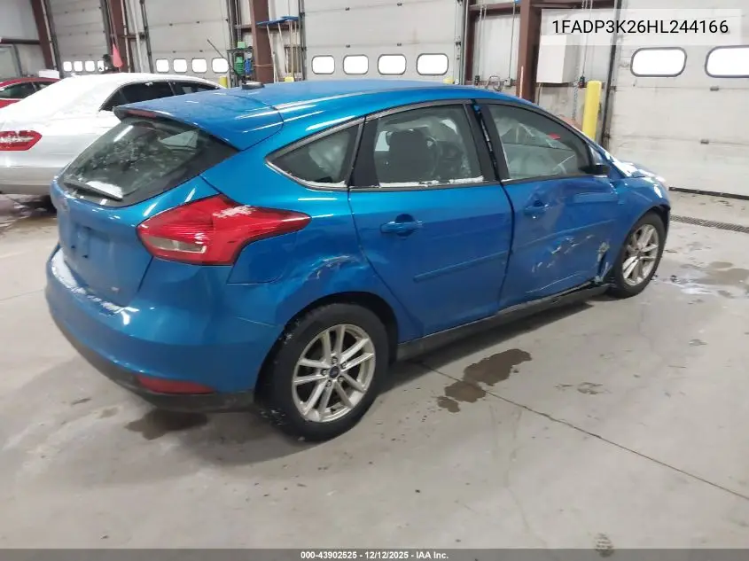 1FADP3K26HL244166 2017 Ford Focus Se