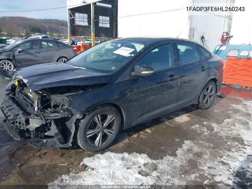1FADP3FE6HL260243 2017 Ford Focus Se