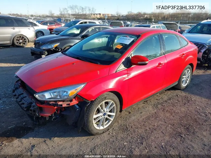 1FADP3F23HL337706 2017 Ford Focus Se
