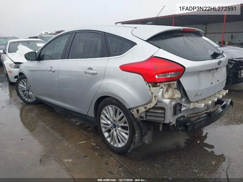 1FADP3N22HL272591 2017 Ford Focus Titanium