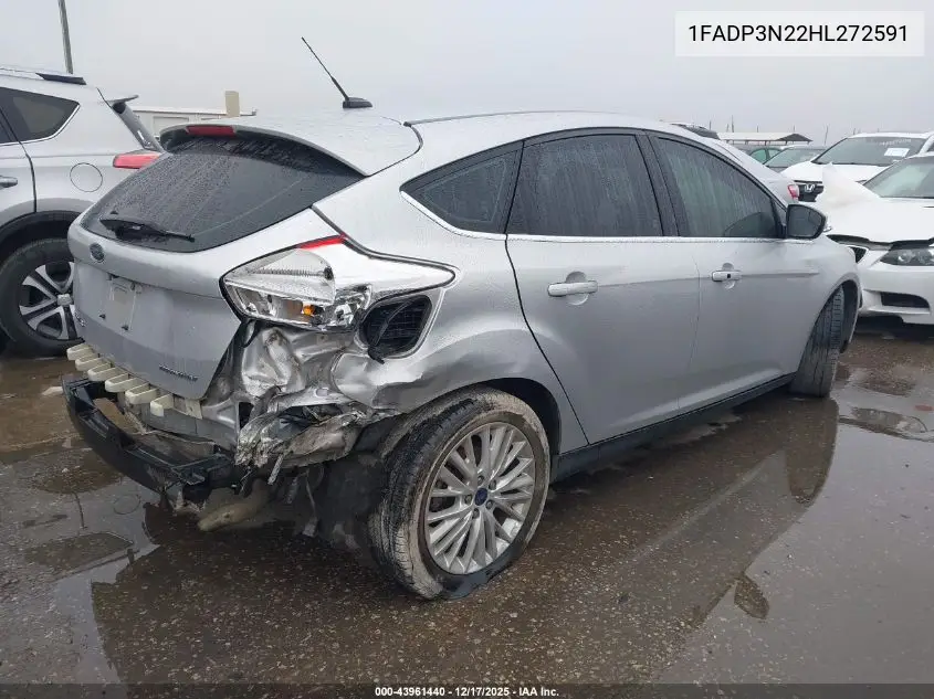 1FADP3N22HL272591 2017 Ford Focus Titanium