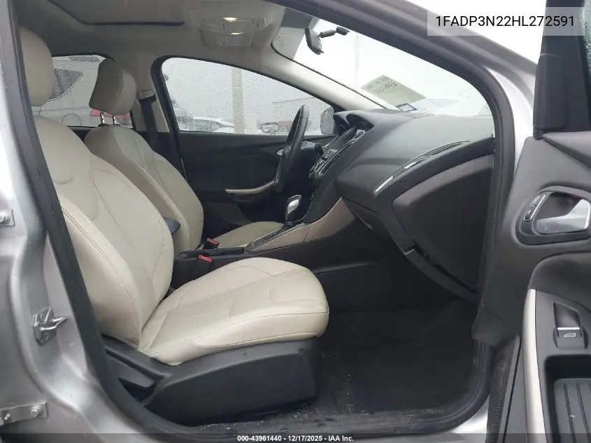 1FADP3N22HL272591 2017 Ford Focus Titanium