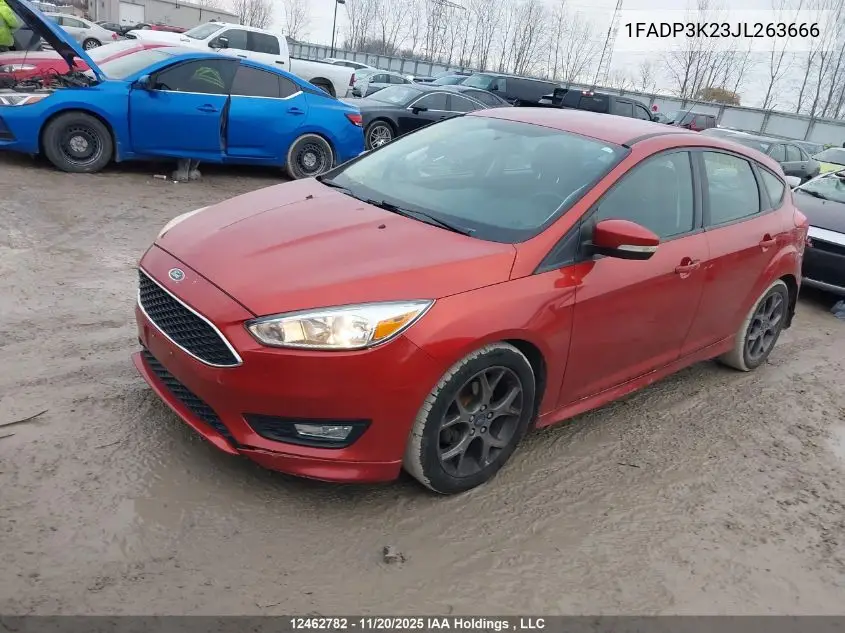 1FADP3K23JL263666 2018 Ford Focus Se