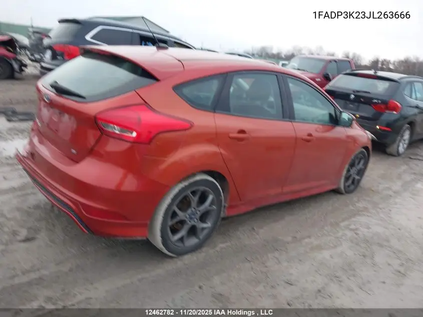 1FADP3K23JL263666 2018 Ford Focus Se