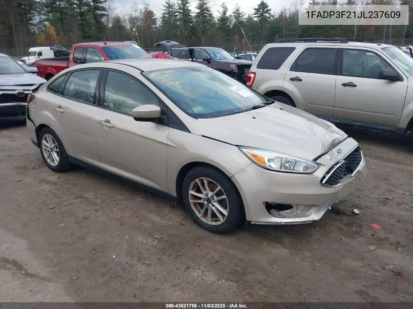 1FADP3F21JL237609 2018 Ford Focus Se