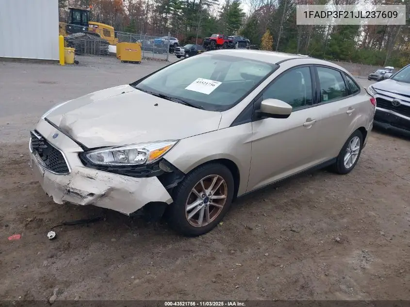 1FADP3F21JL237609 2018 Ford Focus Se