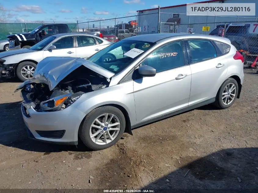 1FADP3K29JL280116 2018 Ford Focus Se