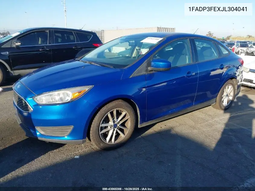1FADP3FEXJL304041 2018 Ford Focus Se