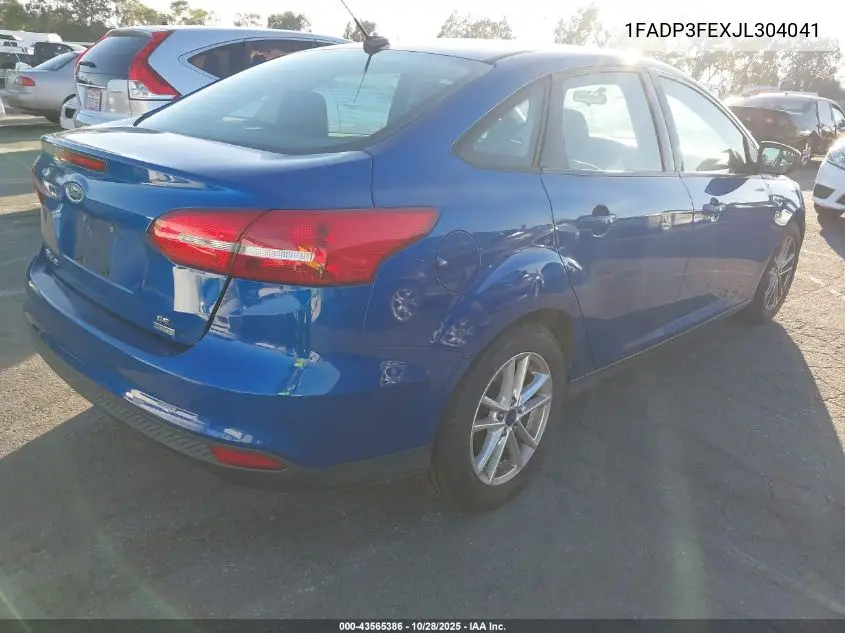 1FADP3FEXJL304041 2018 Ford Focus Se