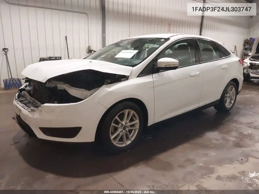 1FADP3F24JL303747 2018 Ford Focus Se
