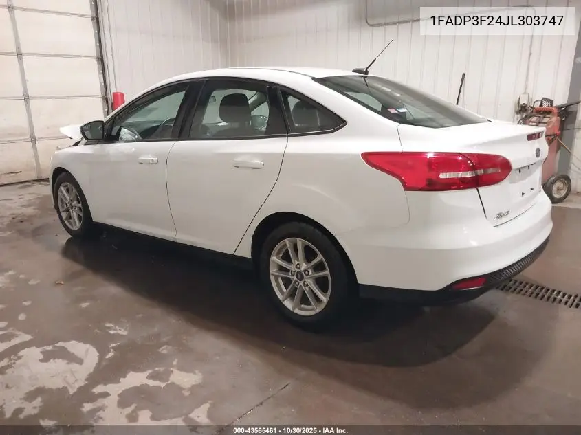 1FADP3F24JL303747 2018 Ford Focus Se
