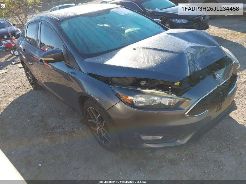 1FADP3H26JL234458 2018 Ford Focus Sel