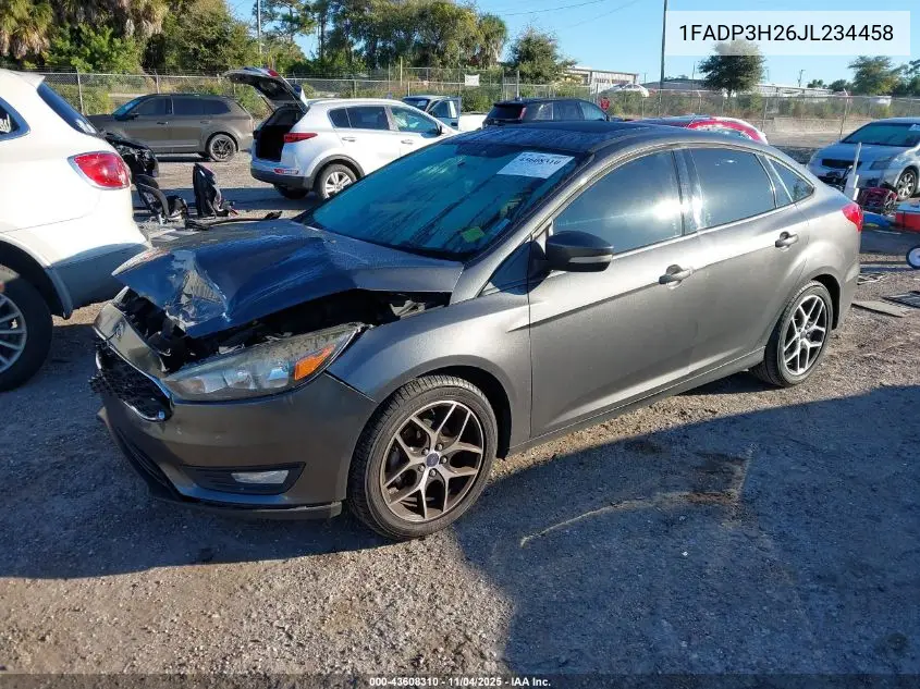 1FADP3H26JL234458 2018 Ford Focus Sel