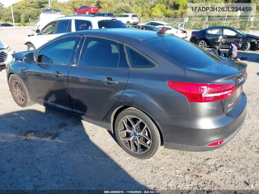 1FADP3H26JL234458 2018 Ford Focus Sel