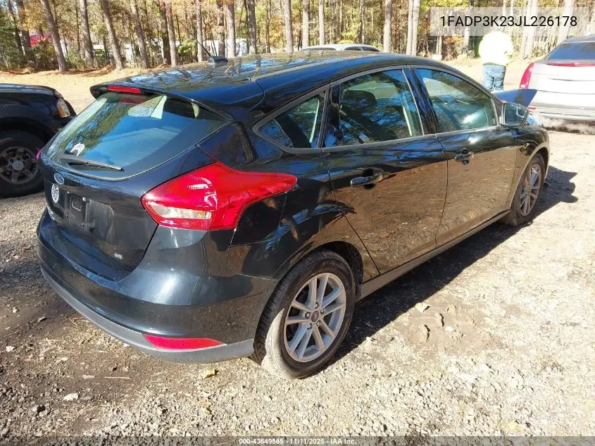 1FADP3K23JL226178 2018 Ford Focus Se