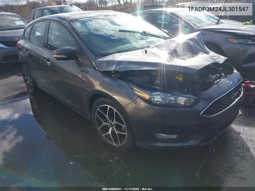 1FADP3M24JL301547 2018 Ford Focus Sel