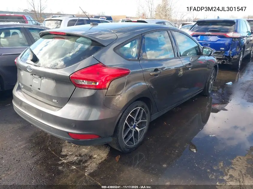 1FADP3M24JL301547 2018 Ford Focus Sel