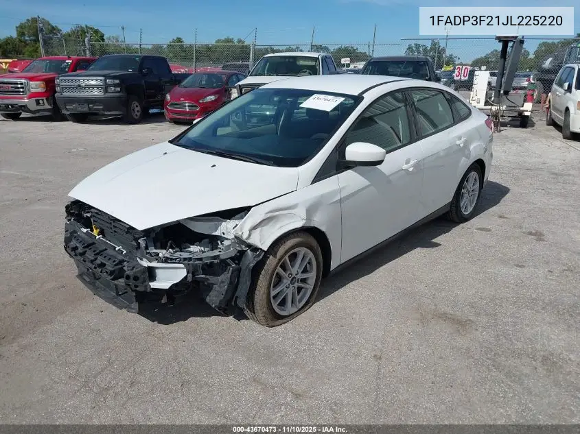 1FADP3F21JL225220 2018 Ford Focus Se