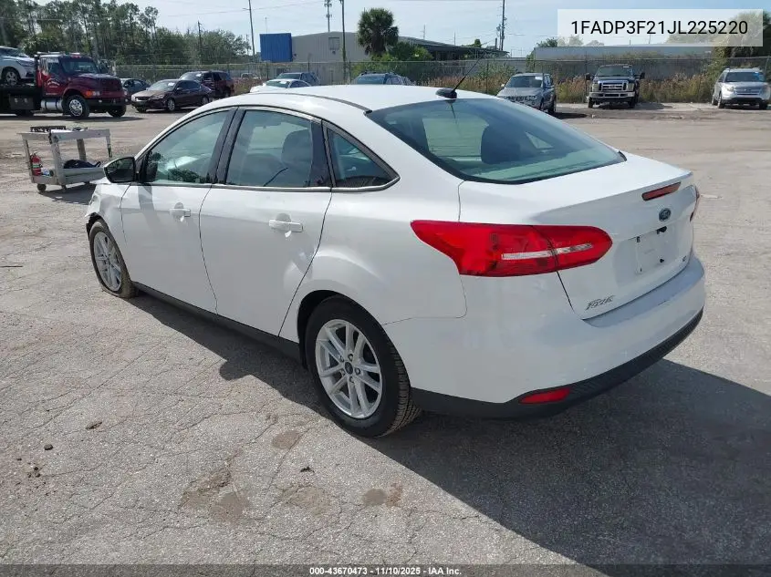 1FADP3F21JL225220 2018 Ford Focus Se