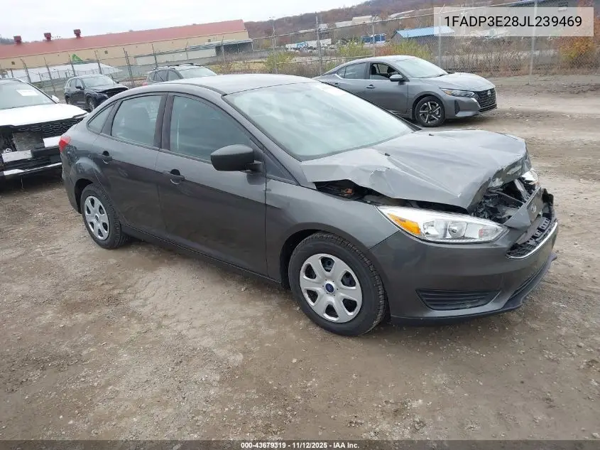 1FADP3E28JL239469 2018 Ford Focus S