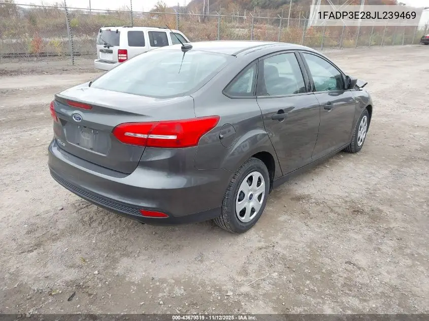 1FADP3E28JL239469 2018 Ford Focus S