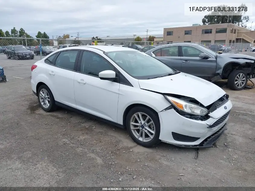 1FADP3FE0JL331278 2018 Ford Focus Se
