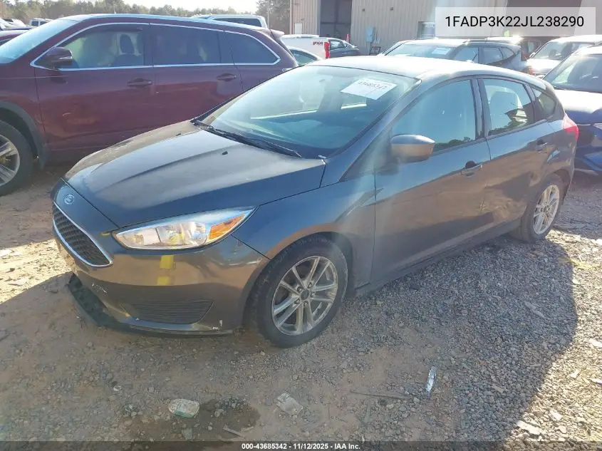 1FADP3K22JL238290 2018 Ford Focus Se