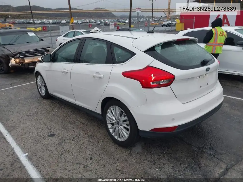 1FADP3N25JL278889 2018 Ford Focus Titanium