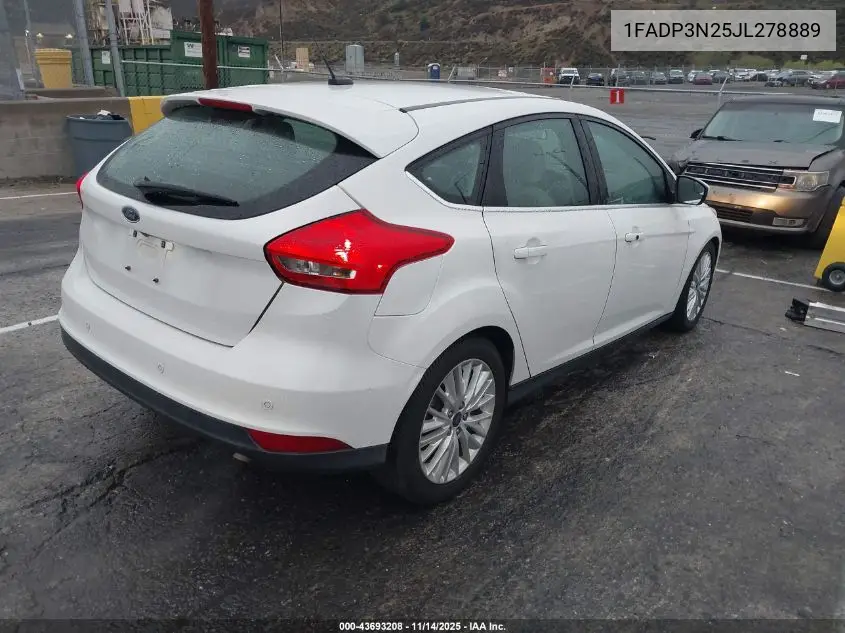 1FADP3N25JL278889 2018 Ford Focus Titanium