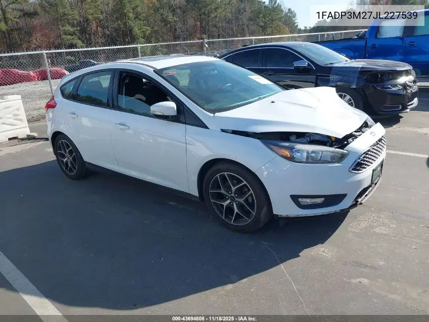1FADP3M27JL227539 2018 Ford Focus Sel